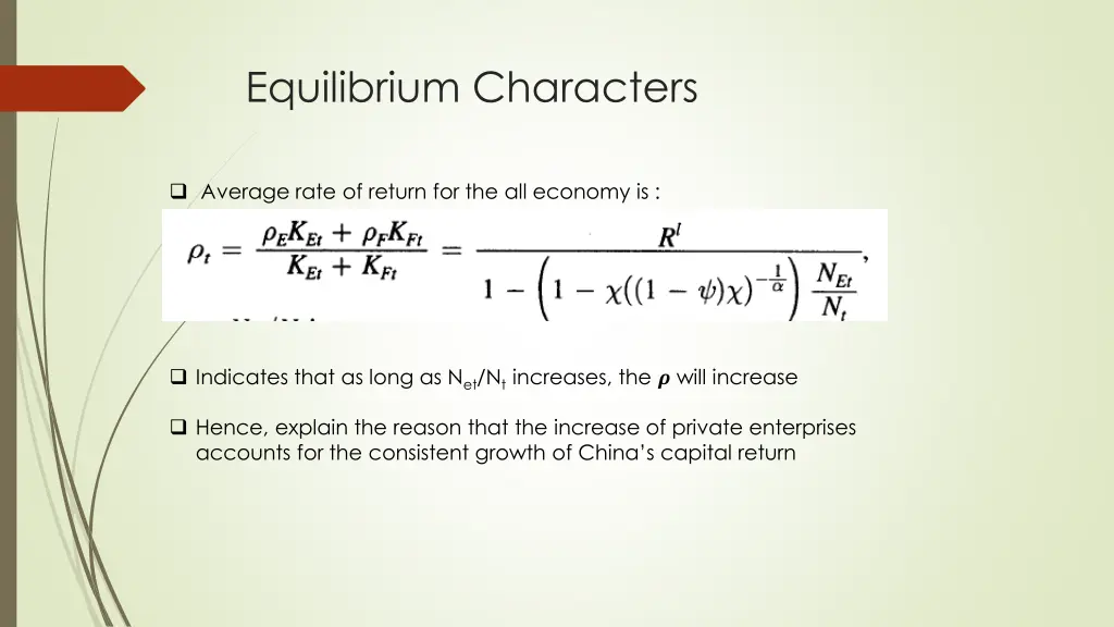 equilibrium characters 4