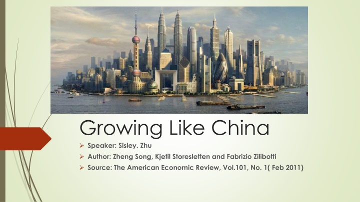 growing like china speaker sisley zhu author