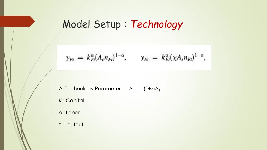 model setup technology