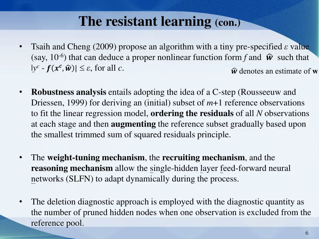 the resistant learning con