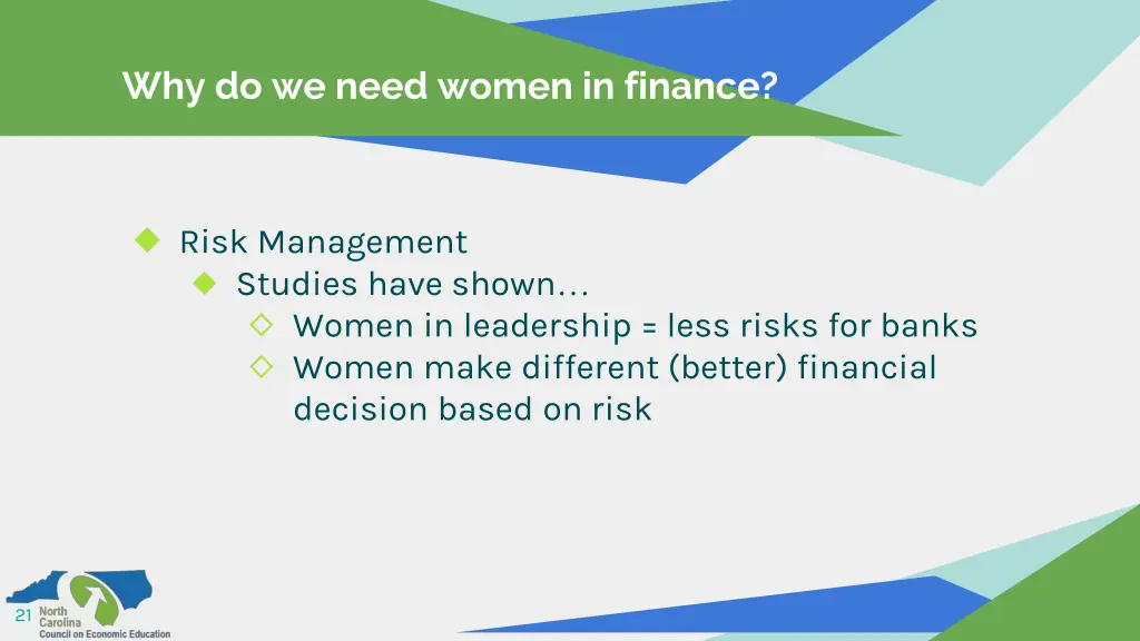 why do we need women in finance 2