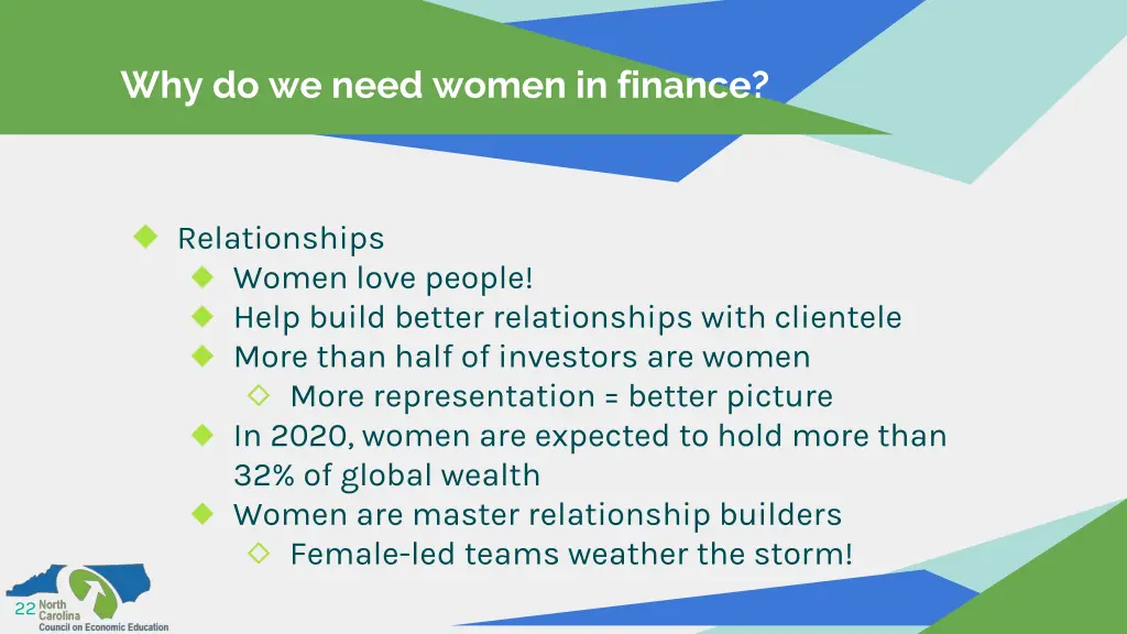 why do we need women in finance 3