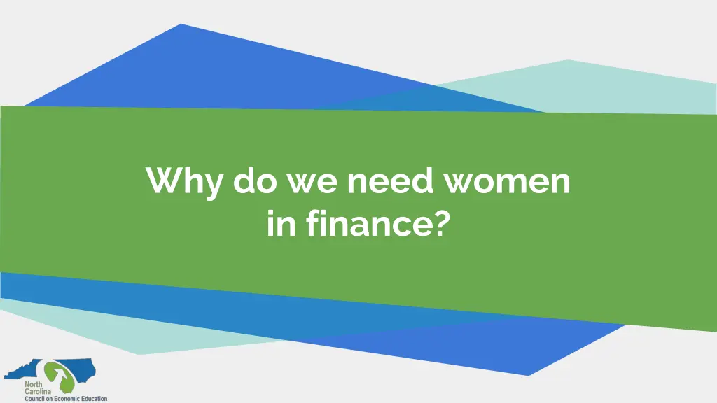 why do we need women in finance