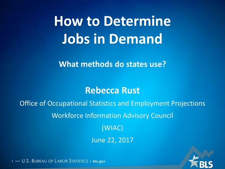 how to determine jobs in demand