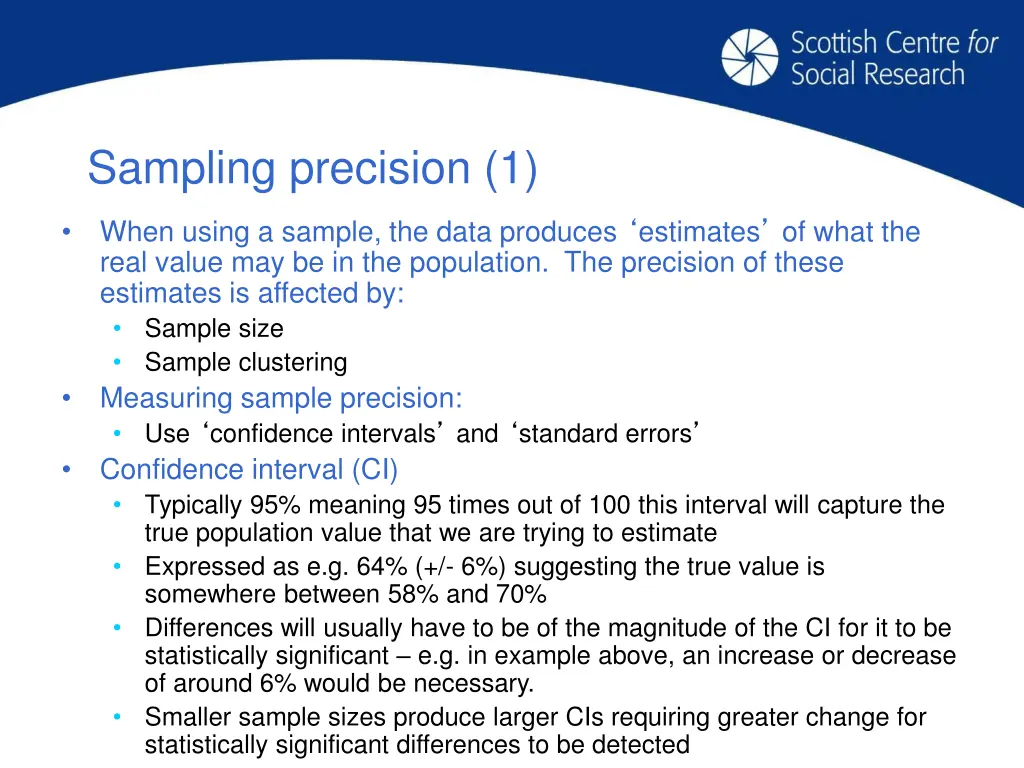 sampling precision 1