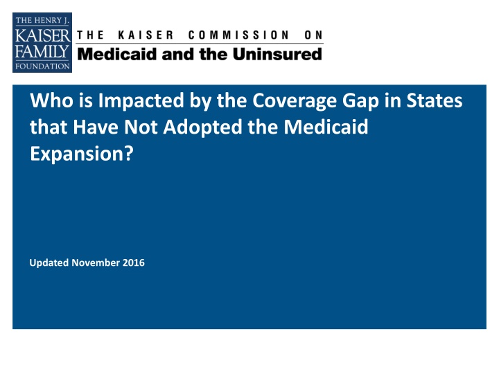 who is impacted by the coverage gap in states