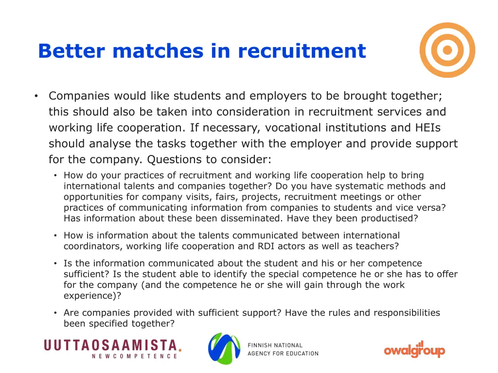 better matches in recruitment