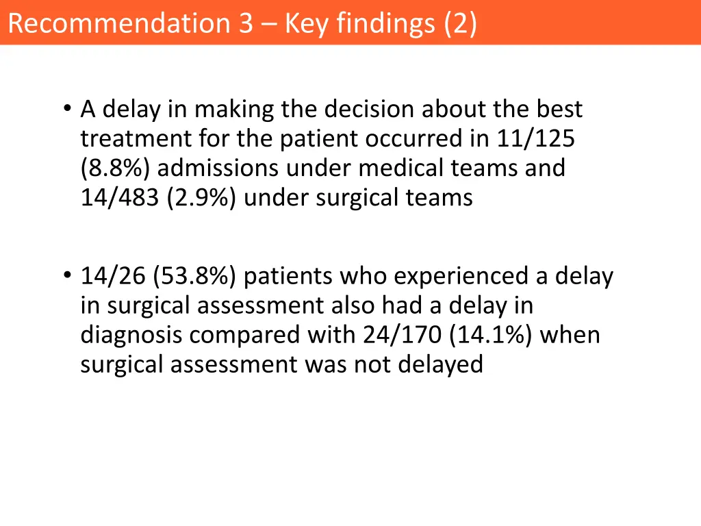 recommendation 3 key findings 2