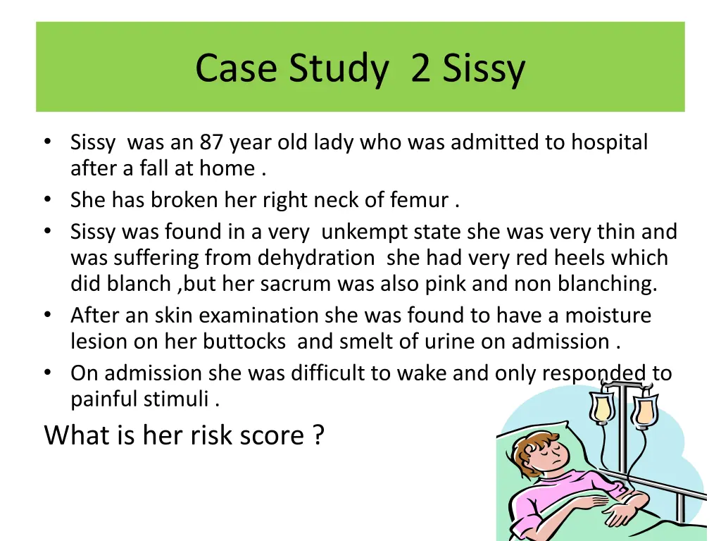 case study 2 sissy