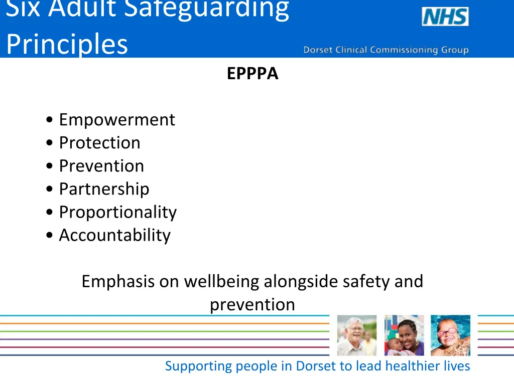 six adult safeguarding principles