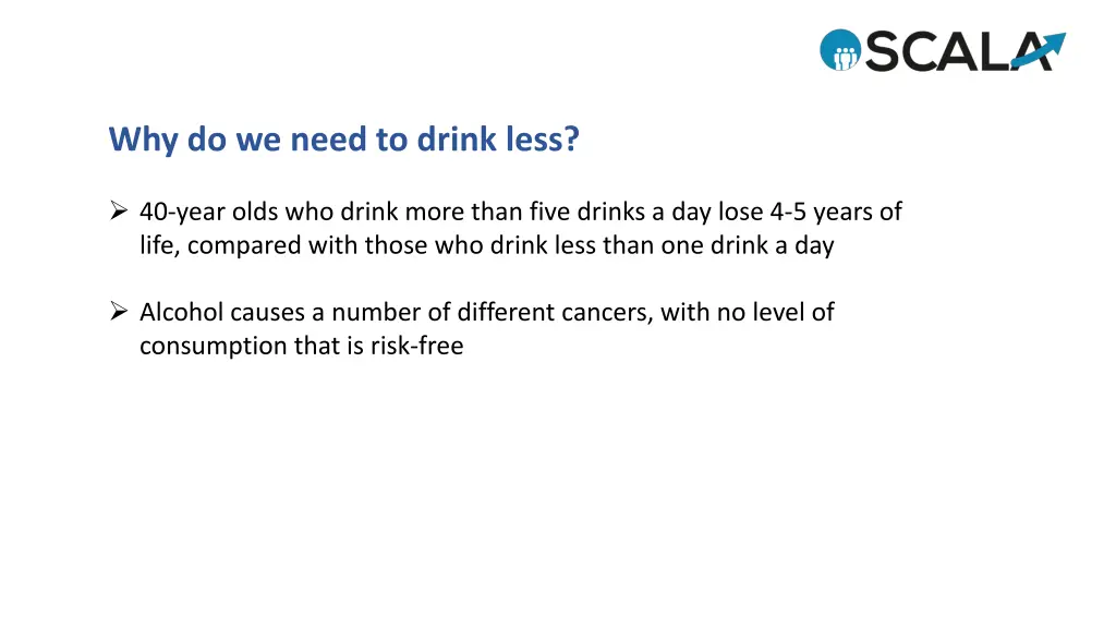 why do we need to drink less