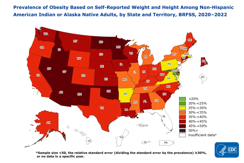 prevalence of obesity based on self reported 15