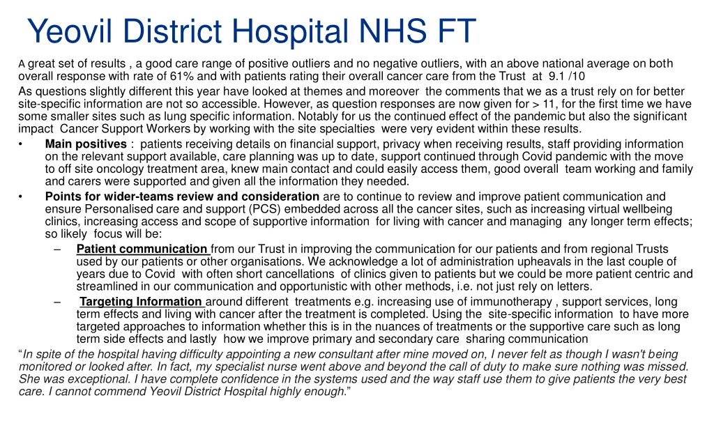 yeovil district hospital nhs ft