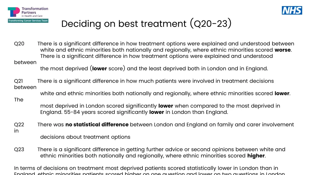 deciding on best treatment q20 23