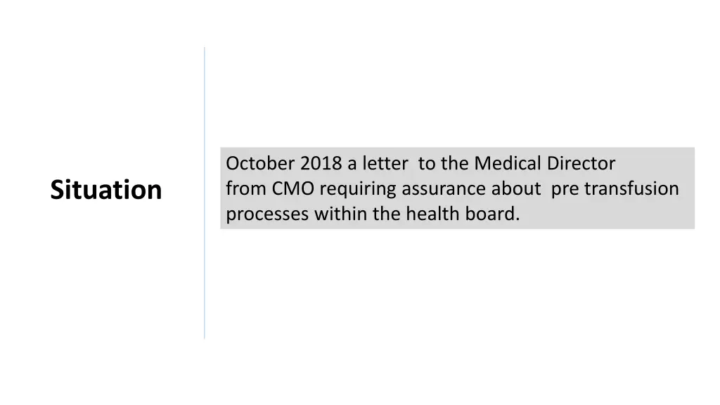 october 2018 a letter to the medical director