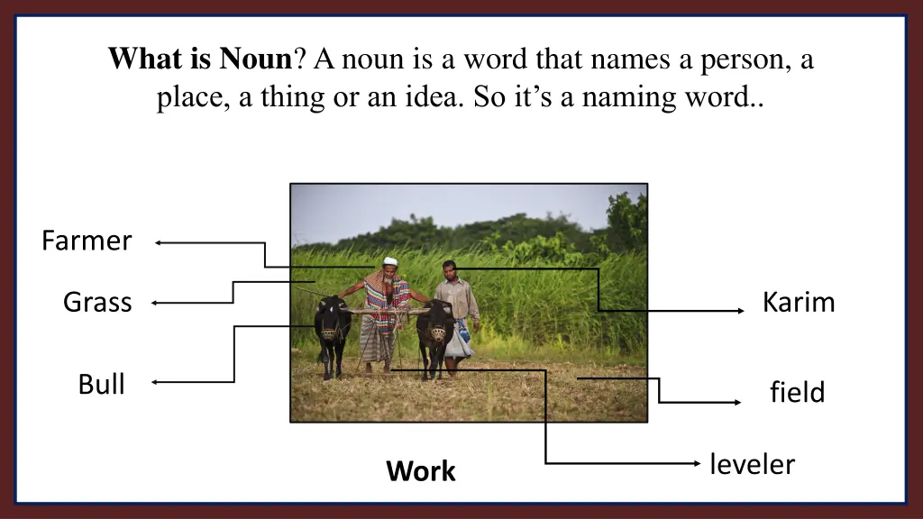 what is noun a noun is a word that names a person