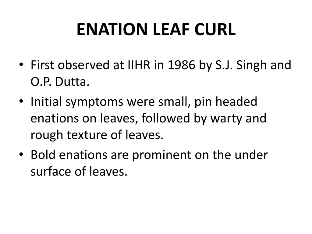 enation leaf curl