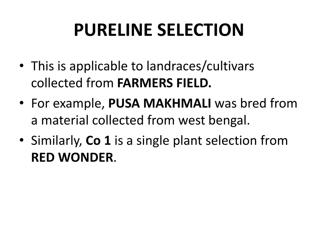 pureline selection