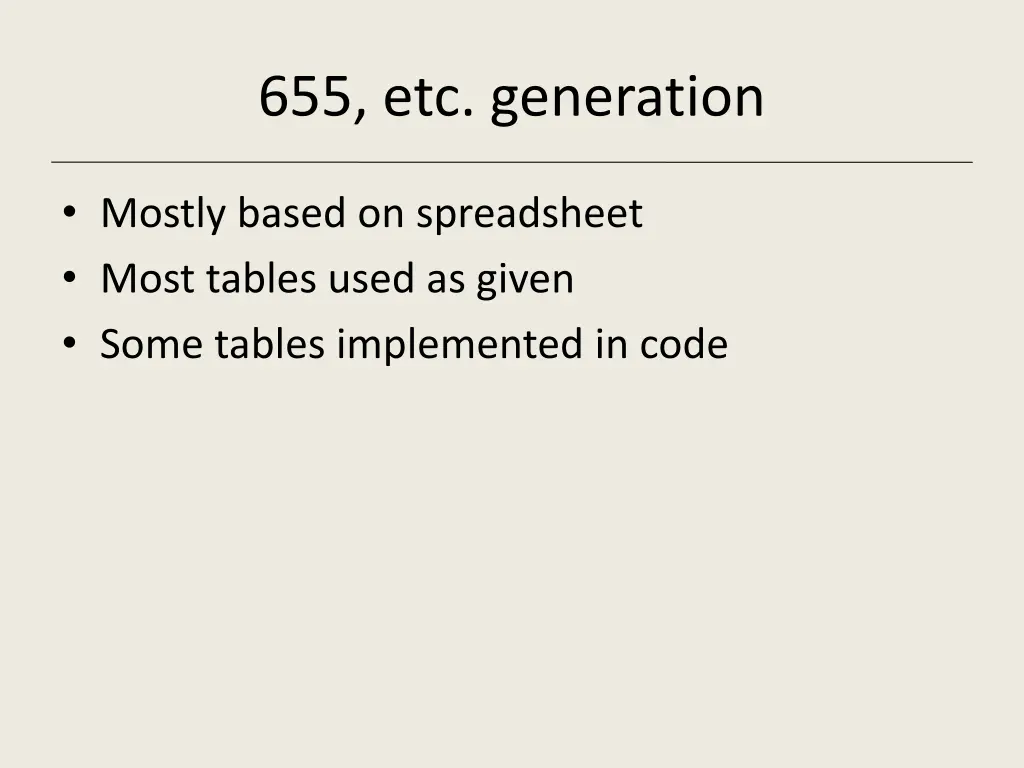 655 etc generation