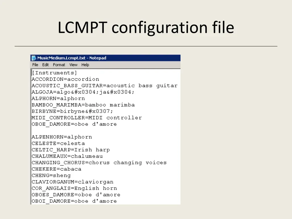 lcmpt configuration file 1