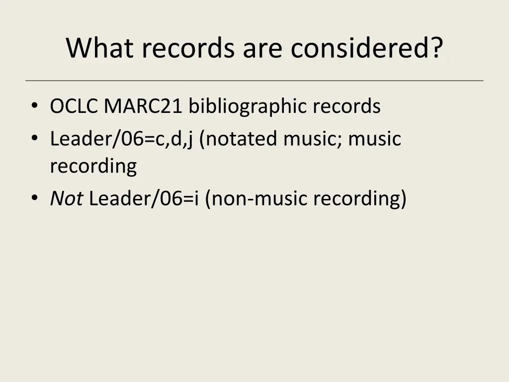 what records are considered