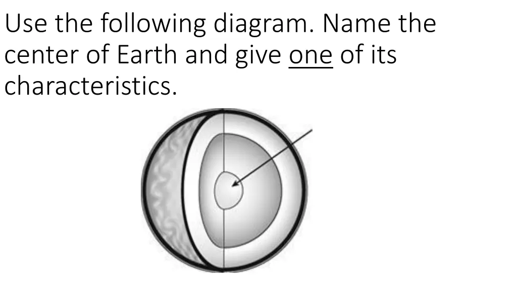 use the following diagram name the center