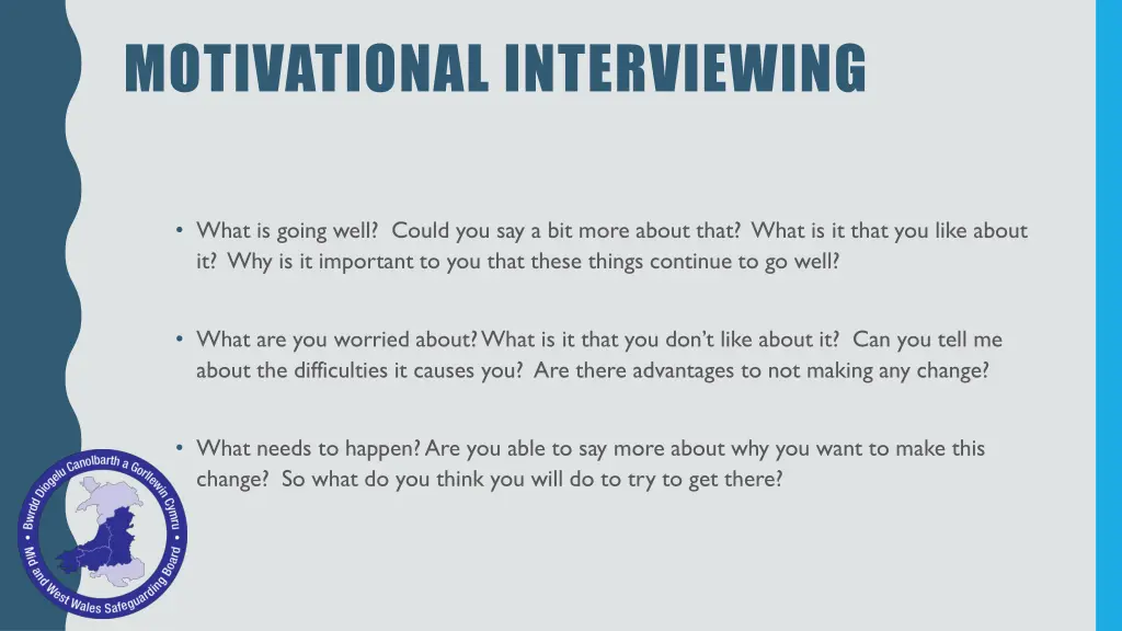 motivational interviewing