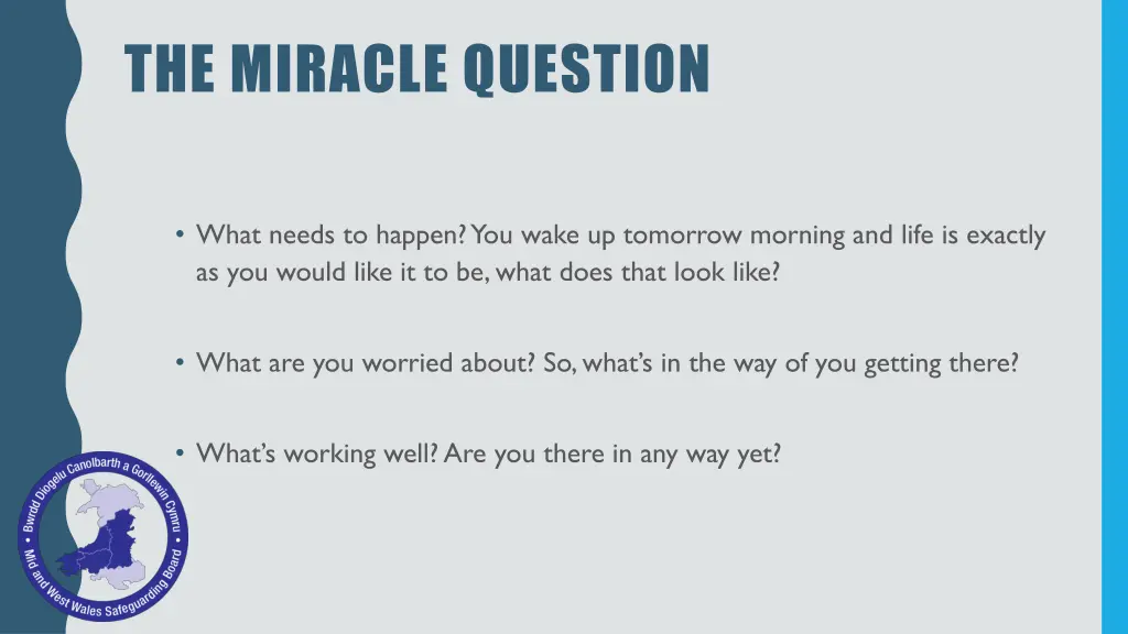 the miracle question