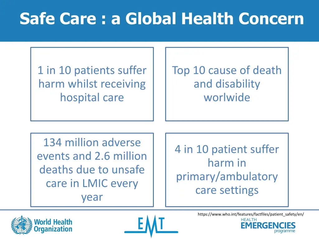 safe care a global health concern