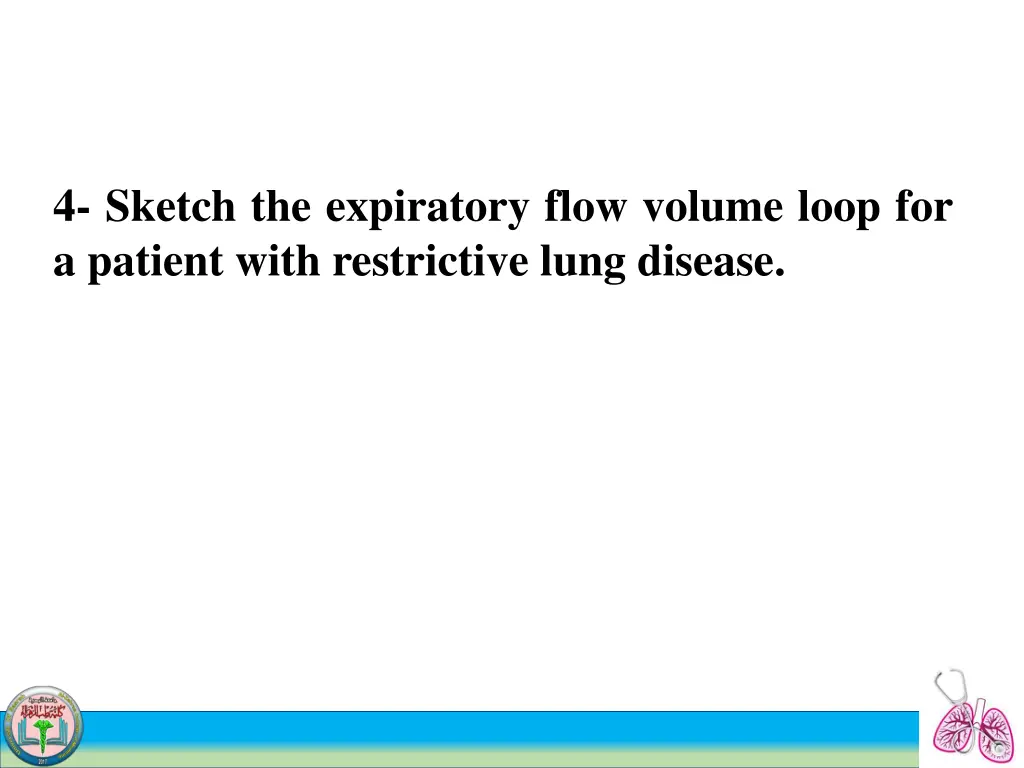 4 sketch the expiratory flow volume loop