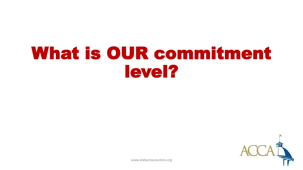 what is our commitment what is our commitment