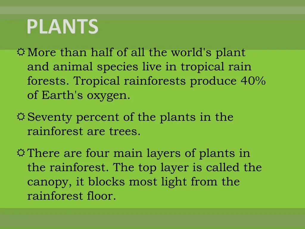 more than half of all the world s plant