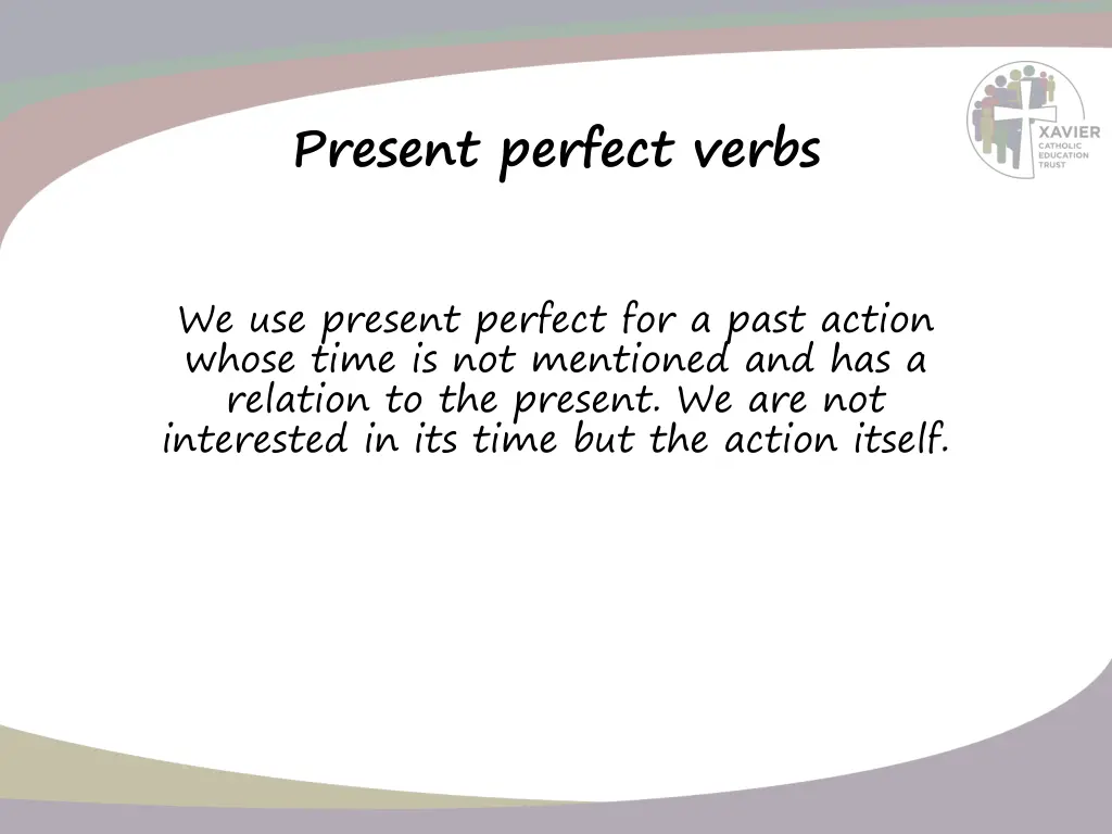 present perfect verbs