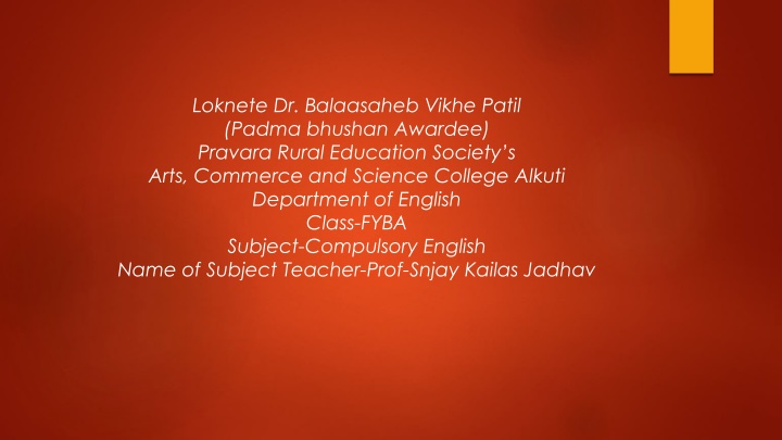 loknete dr balaasaheb vikhe patil padma bhushan