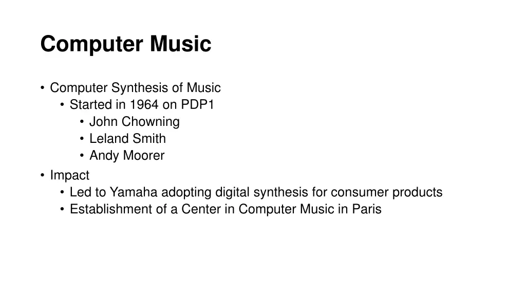 computer music