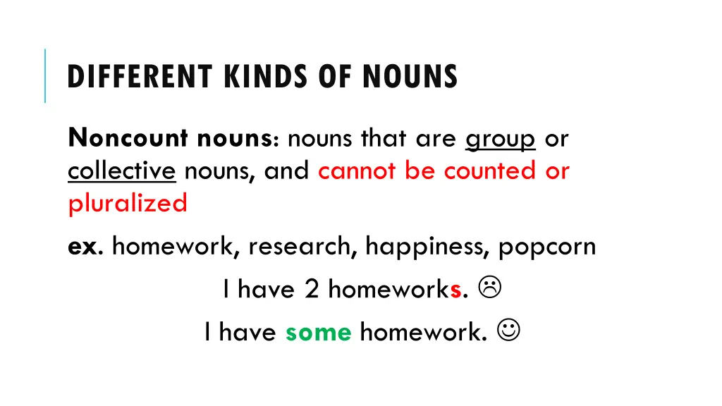 different kinds of nouns 5