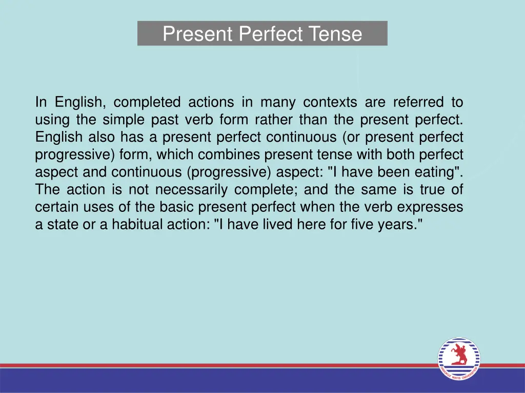 present perfect tense 2