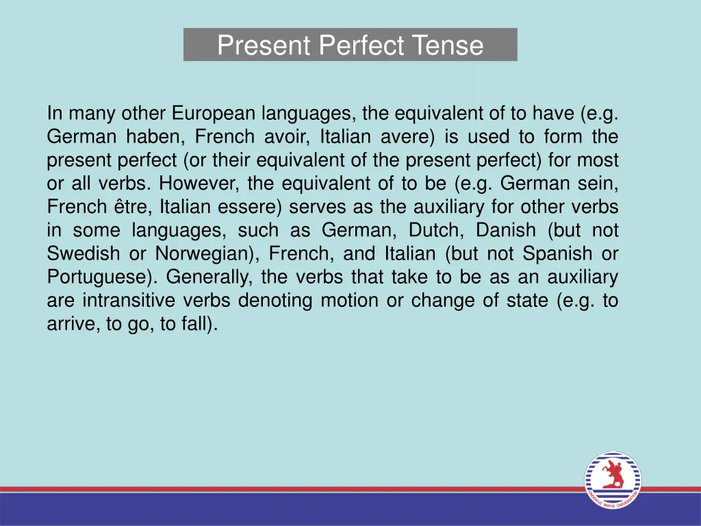 present perfect tense 5