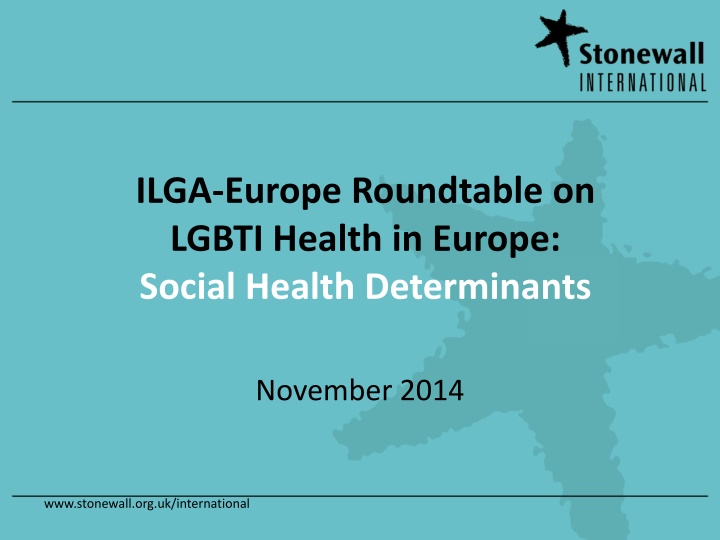 ilga europe roundtable on lgbti health in europe