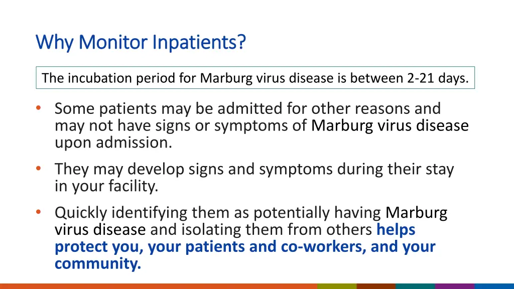 why monitor inpatients why monitor inpatients