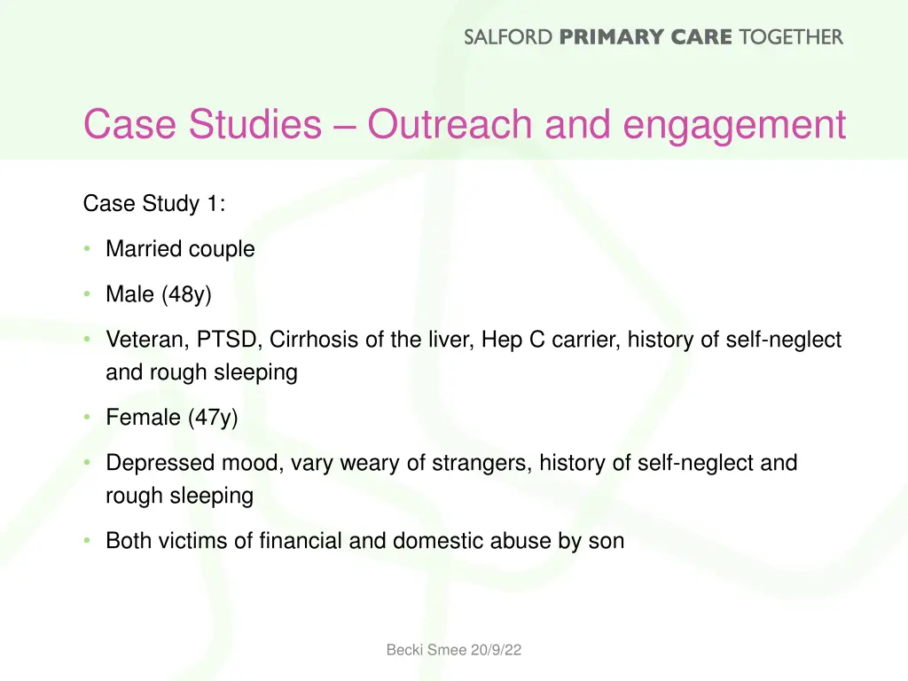 case studies outreach and engagement