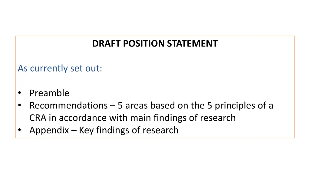 draft position statement 1