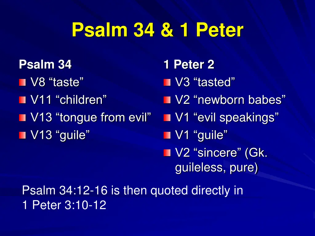 psalm 34 1 peter