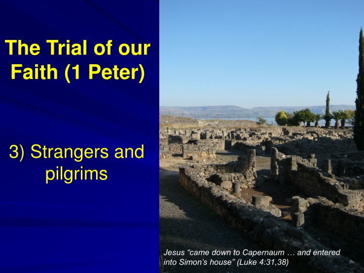 the trial of our faith 1 peter