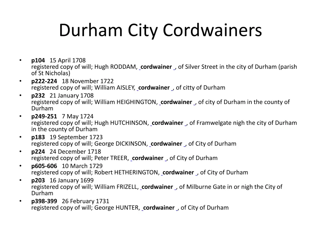 durham city cordwainers 1