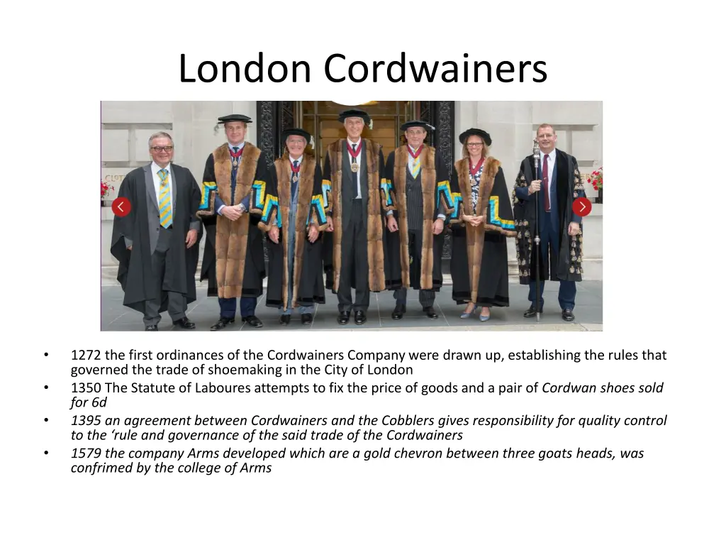 london cordwainers