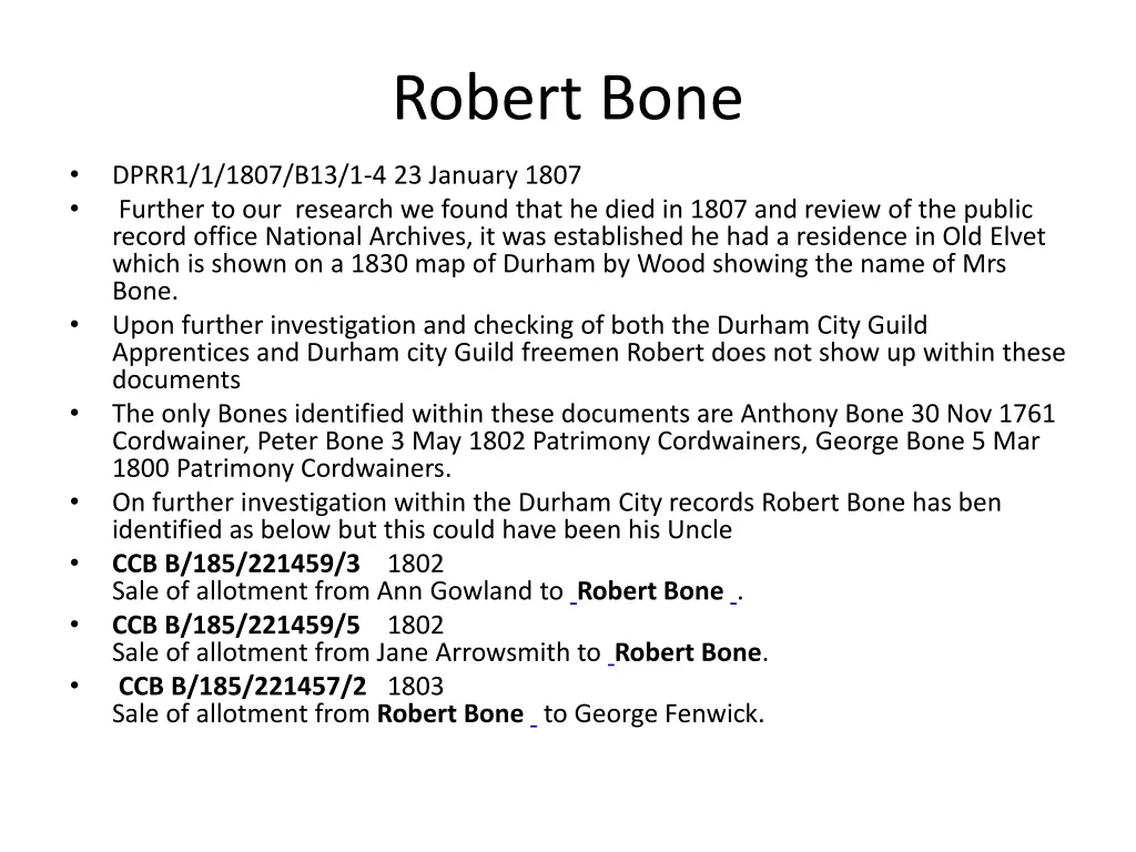 robert bone 1