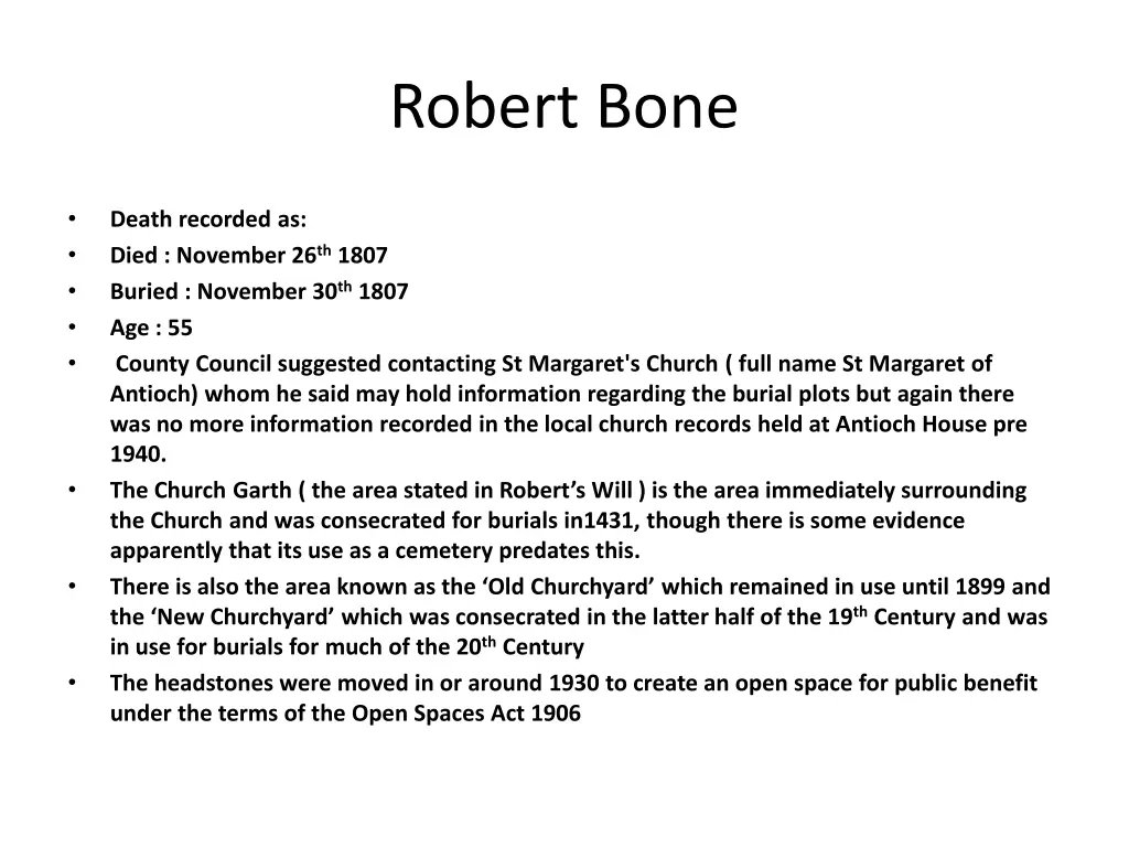 robert bone