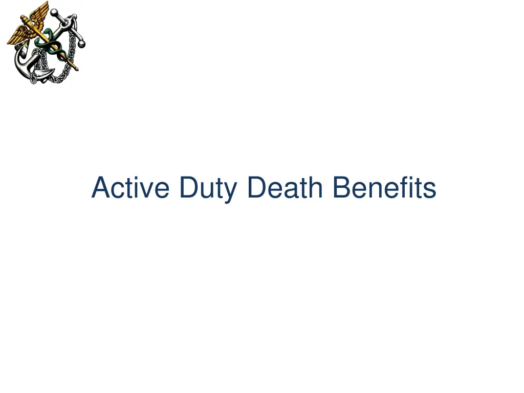 active duty death benefits