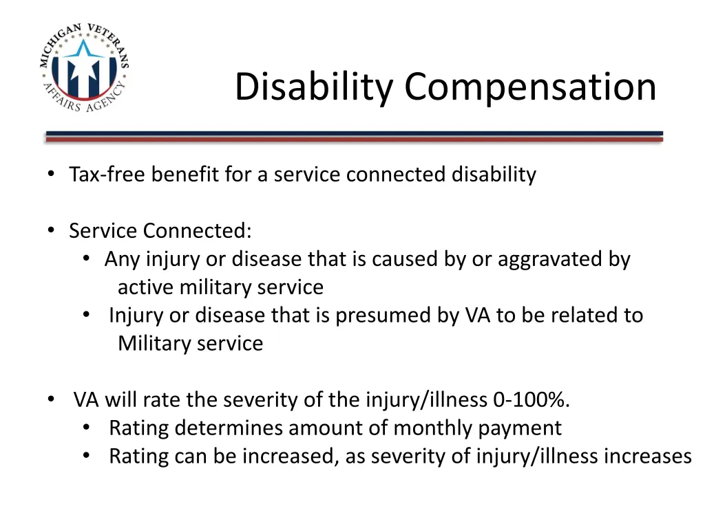 disability compensation